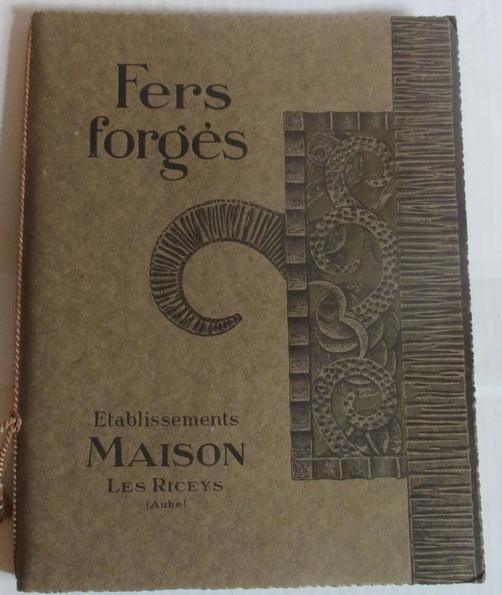Fers forgés Etablissement Maison cataloog smeedwerk, Antiek en Kunst, Antiek | Boeken en Bijbels, Verzenden