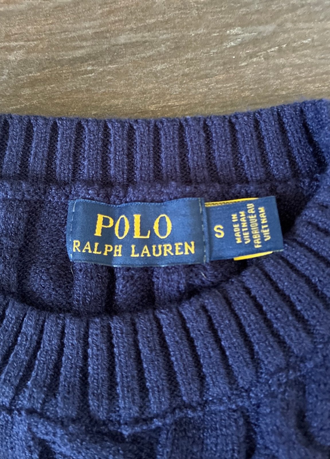 Ralph Lauren Polo trui maat S, Ophalen of Verzenden, Zo goed als nieuw, Maat 46 (S) of kleiner, Blauw