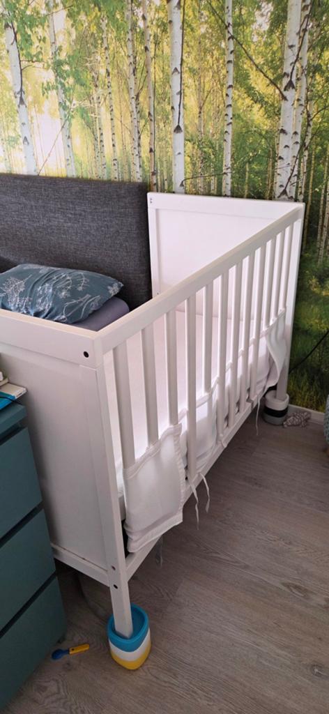 Sundvik babybedje 120x60 - Cosleeper met matras, Ophalen, Gebruikt, Minder dan 140 cm, Matras