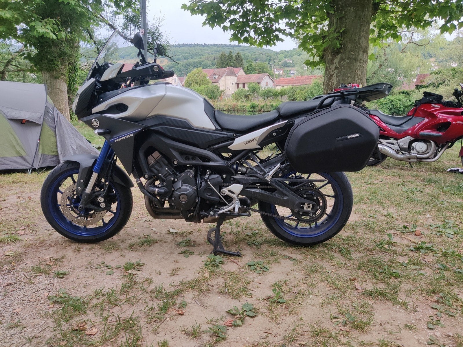 Softcase zijkoffers Yamaha Tracer 2015 - 2016 - 2017, Ophalen, Gebruikt