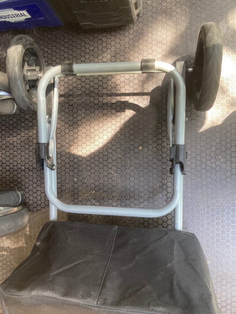 T.K. Boodschappenkar inklapbaar, Wieltjes, 30 cm of meer, Gebruikt, Zwart