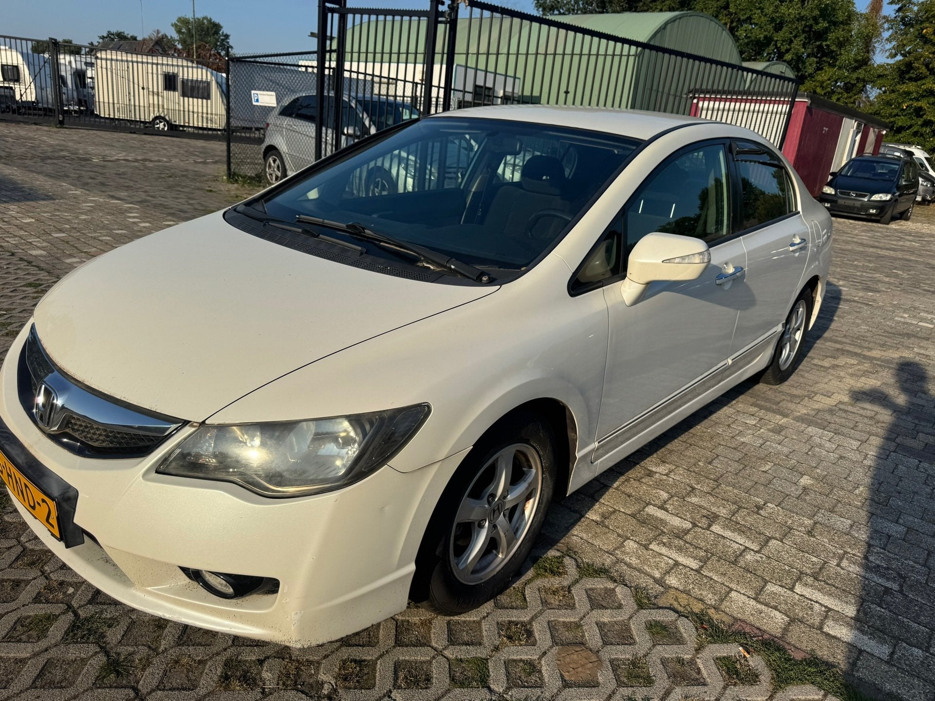 Honda Civic 1.3 Hybrid, Auto's, Honda, Gebruikt, Wit, Origineel Nederlands, Bedrijf