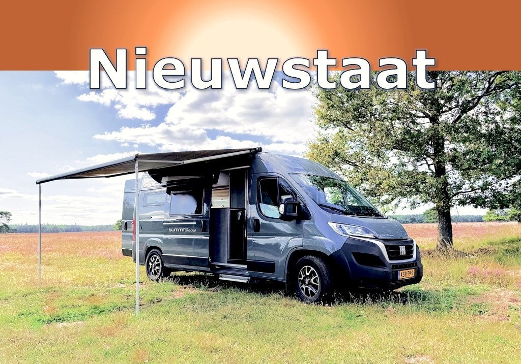 Pössl Summit Shine 600 LR Fabrieksgarantie Off-grid LPG, Buscamper of Camperbus, Ringverwarming, Startonderbreker, Fiat