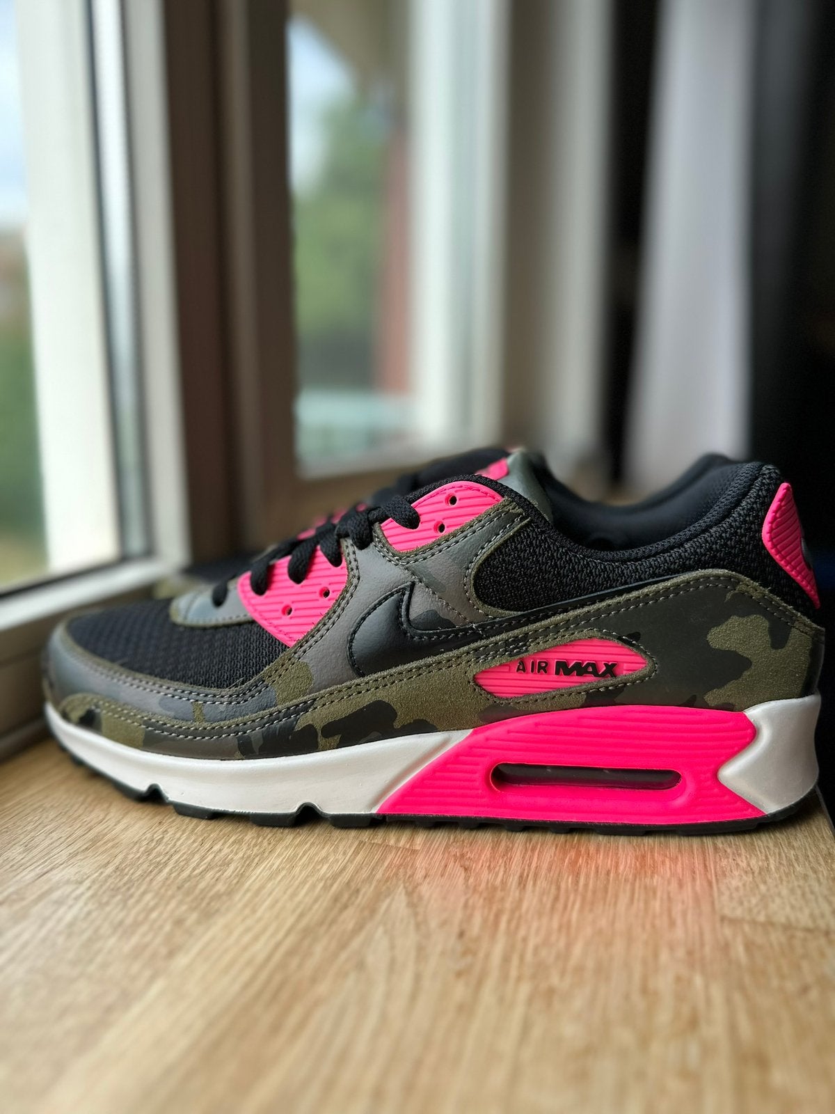Nike Air Max 90 PRM - camo pack nieuw origineel maat 45, Kleding | Heren, Schoenen, Overige kleuren, Nieuw, Ophalen of Verzenden
