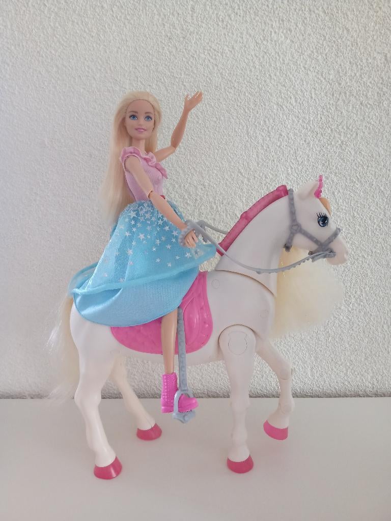 PRANCE & SHIMMER - Barbie Princess Adventure, Kinderen en Baby's, Speelgoed | Poppen, Gebruikt, Barbie, Ophalen of Verzenden