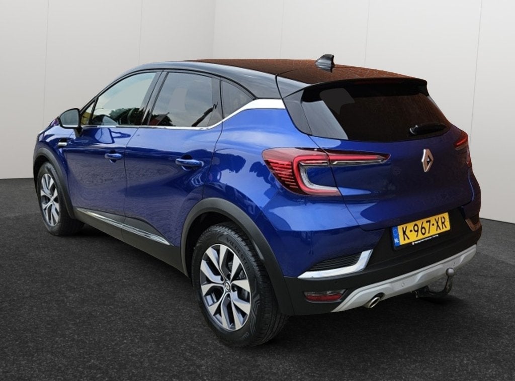 Renault Captur 1.0 TCe Bi-Fuel Intens BOSE Leder Clima Camer, Auto's, Keurmerk '100% Onderhouden', Gebruikt, Euro 6, Blauw
