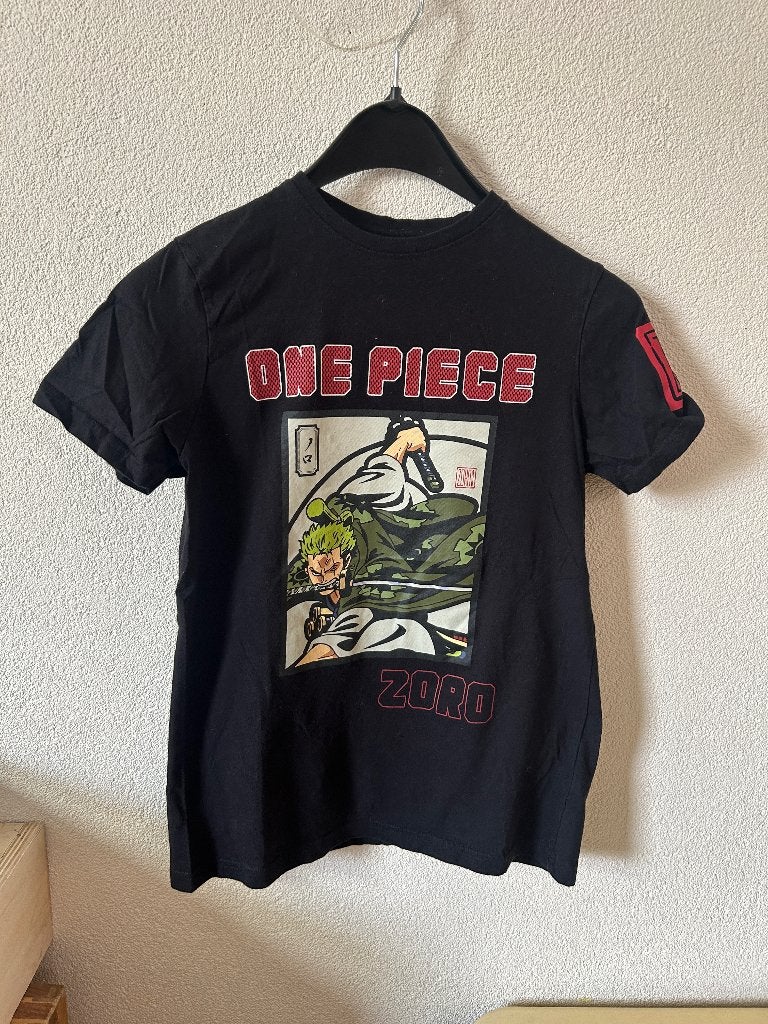 One Piece T-shirt Roronoa Zoro maat 158 (12-13 jaar) zwart, Ophalen of Verzenden, Zo goed als nieuw, Shirt of Longsleeve, Primark