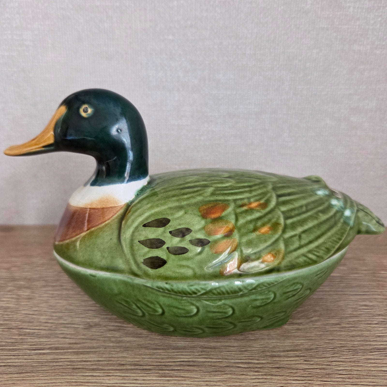 brocante Franse aardewerk terrine van Michel Caugant, Ophalen of Verzenden