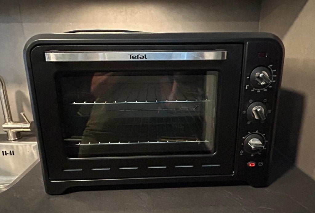 Tefal Optimo heteluchtoven – 60 liter, Ophalen, Minder dan 45 cm, Gebruikt, Oven