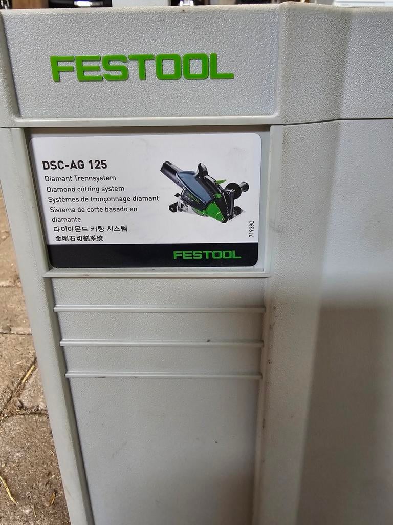 Festool dsc-125ag plus, Doe-het-zelf en Verbouw, Gereedschap | Zaagmachines, Ophalen of Verzenden, Zo goed als nieuw, 1200 watt of meer