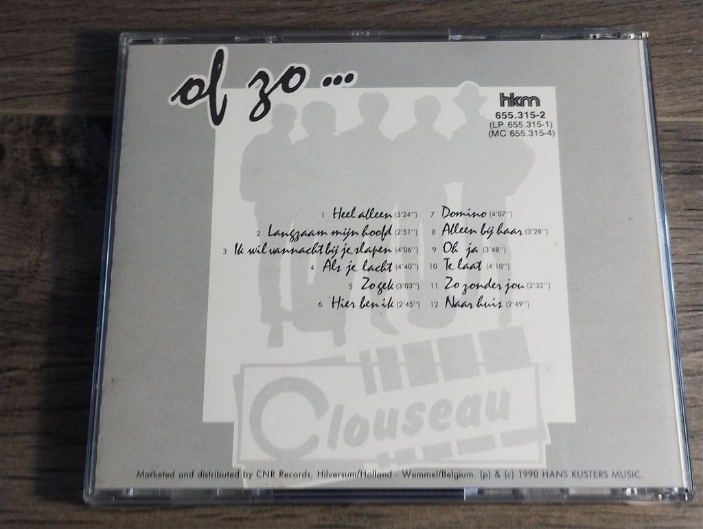 Clouseau ‎– Of Zo..., Ophalen of Verzenden, Zo goed als nieuw