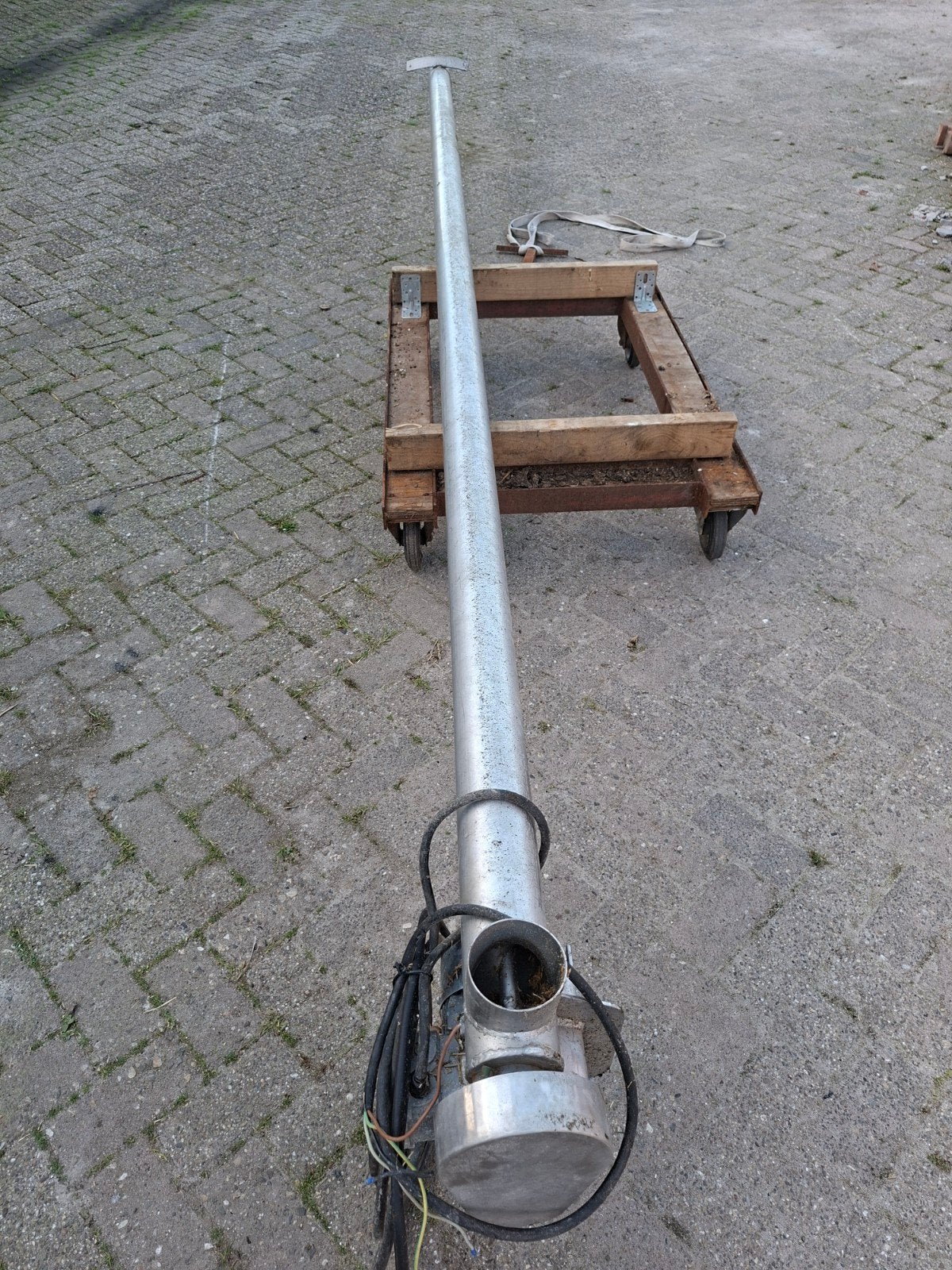 roestvaststalen voervijzel (RVS), Ophalen