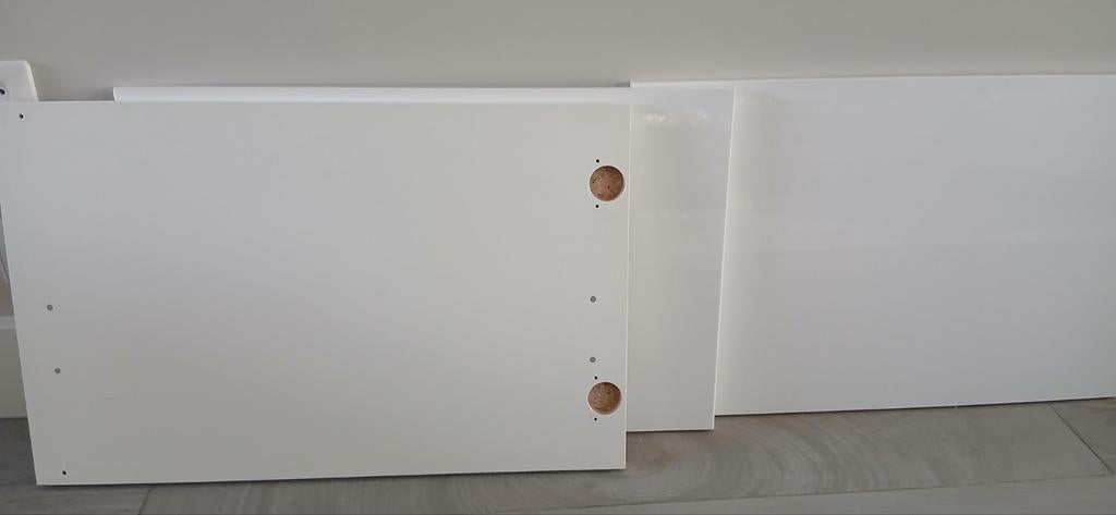 3xIKEA Besta deurtjes wit glans 60x38 cm - Zo goed als nieuw, Ophalen, Zo goed als nieuw