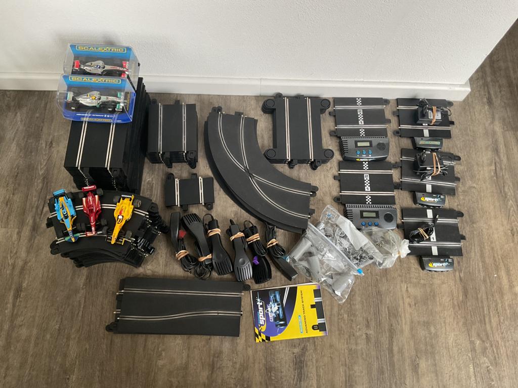 Scalextric Sport met 5 Formule 1 auto’s, Ophalen, Zo goed als nieuw, Elektrisch, Overige merken