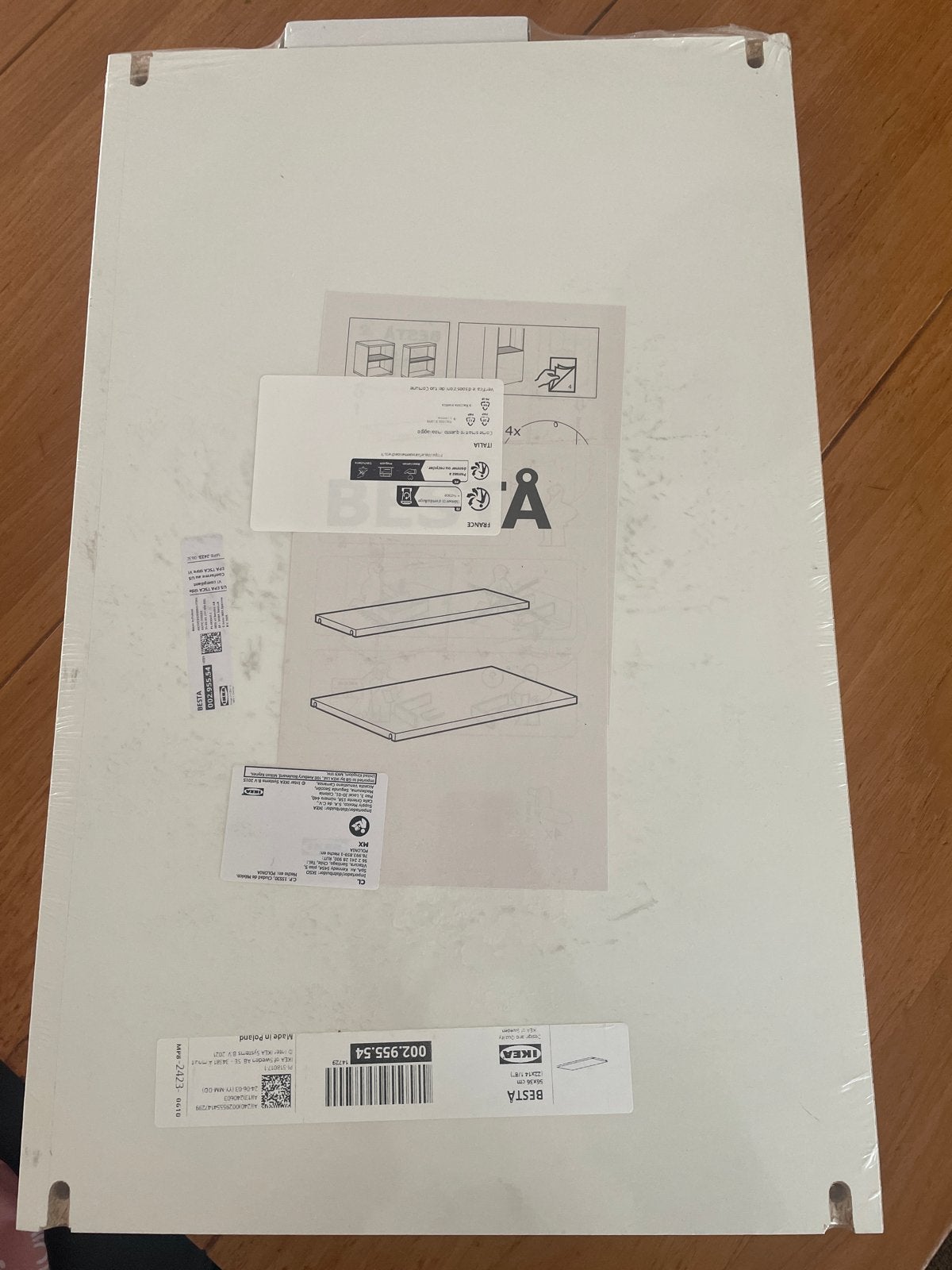 IKEA BESTÅ plank, nieuw in verpakking, Ophalen, Met plank(en), Nieuw, 50 tot 100 cm