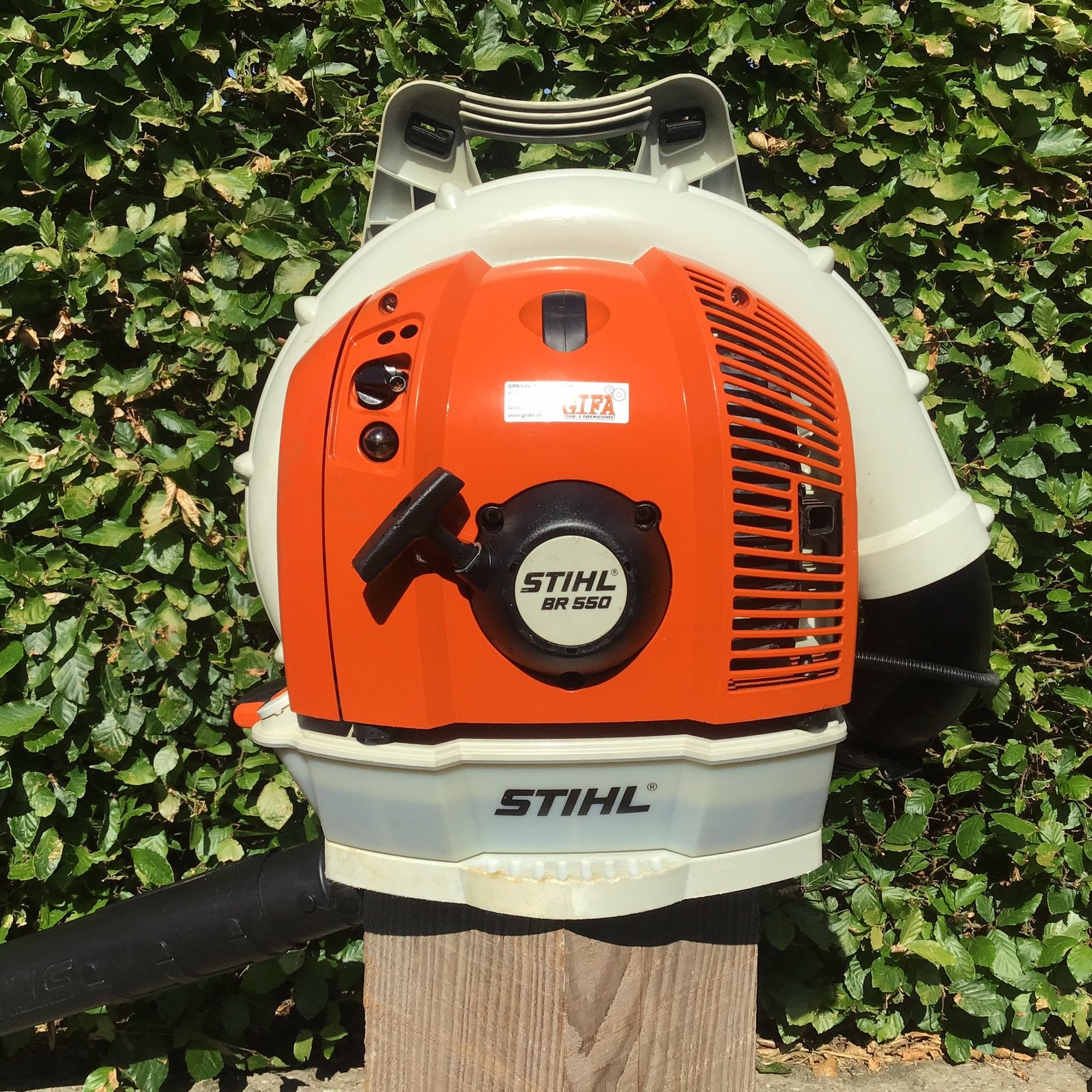 STIHL BR 550 BLADBLAZER ZEER WEINIG GEBRUIKT., Ophalen of Verzenden