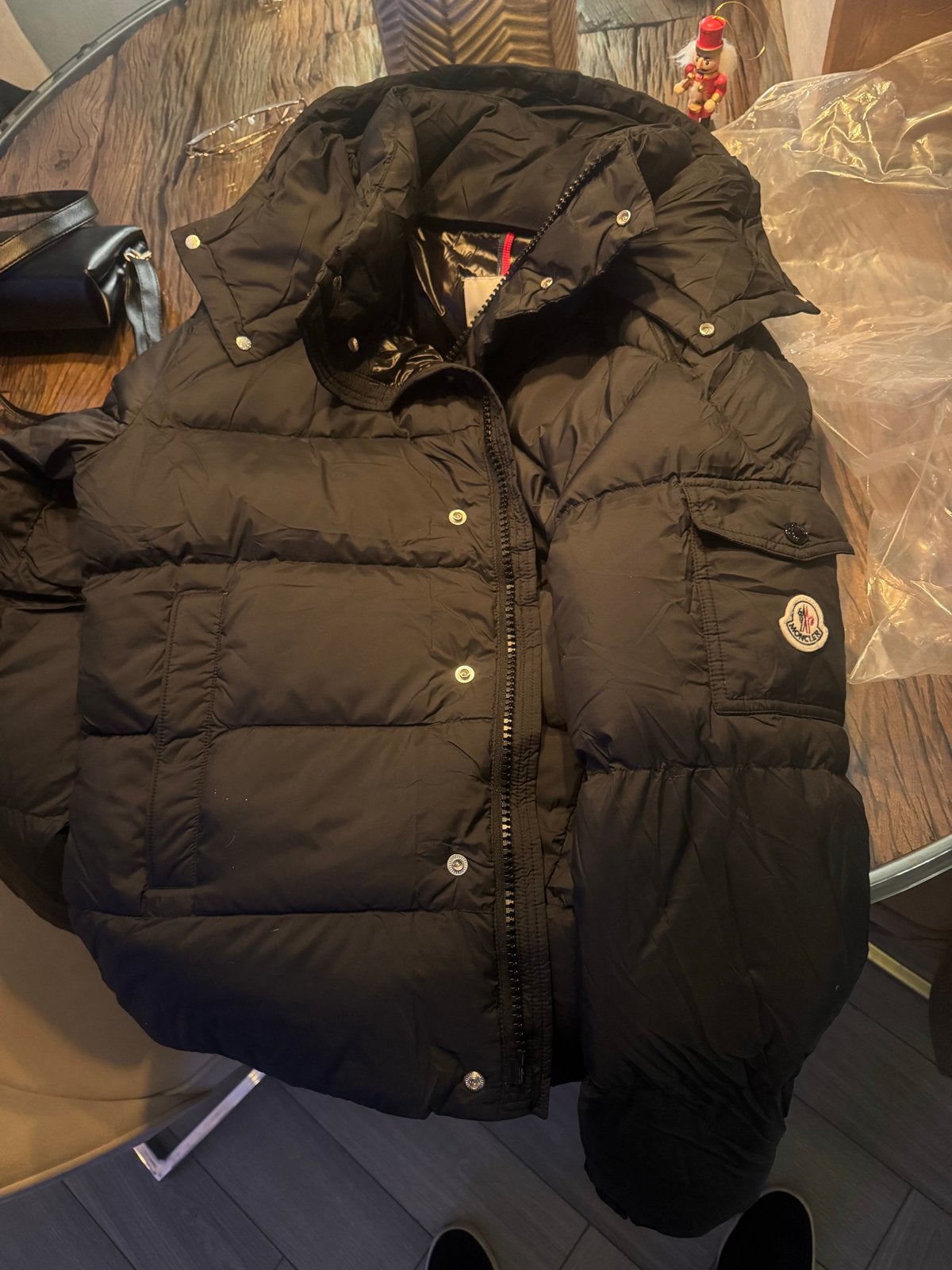 Moncler Puffer Jas Zwart - Maat M, Ophalen of Verzenden, Nieuw, Maat 46/48 (XL) of groter, Zwart