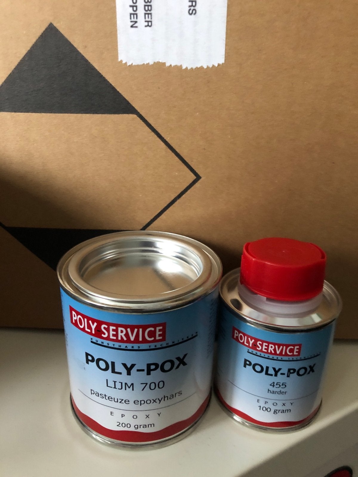 Poly-Pox Lijm 700 en Harder 455 Epoxyhars Set, Doe-het-zelf en Verbouw, Overige kleuren, Nieuw, Beits, Ophalen of Verzenden