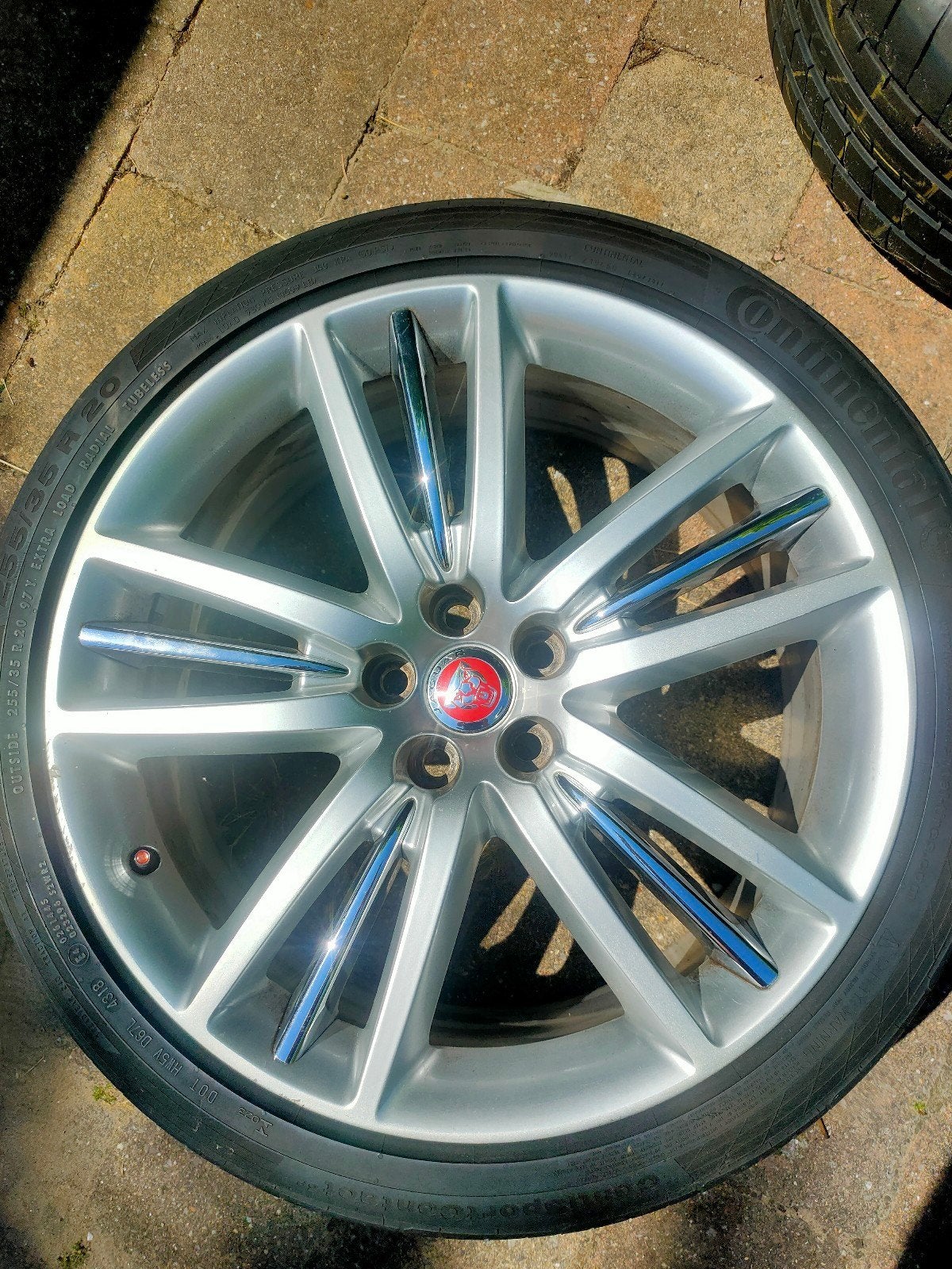 Jaguar Selena 20” Velgenset + Banden,XF, XJ, XK, F‑Type..., Auto-onderdelen, Banden en Velgen, Ophalen of Verzenden, Personenwagen