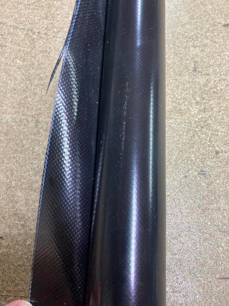 Restant zwart PVC 141x134cm, Doe-het-zelf en Verbouw, Platen en Panelen, Ophalen of Verzenden, Nieuw, Overige materialen, Minder dan 20 mm