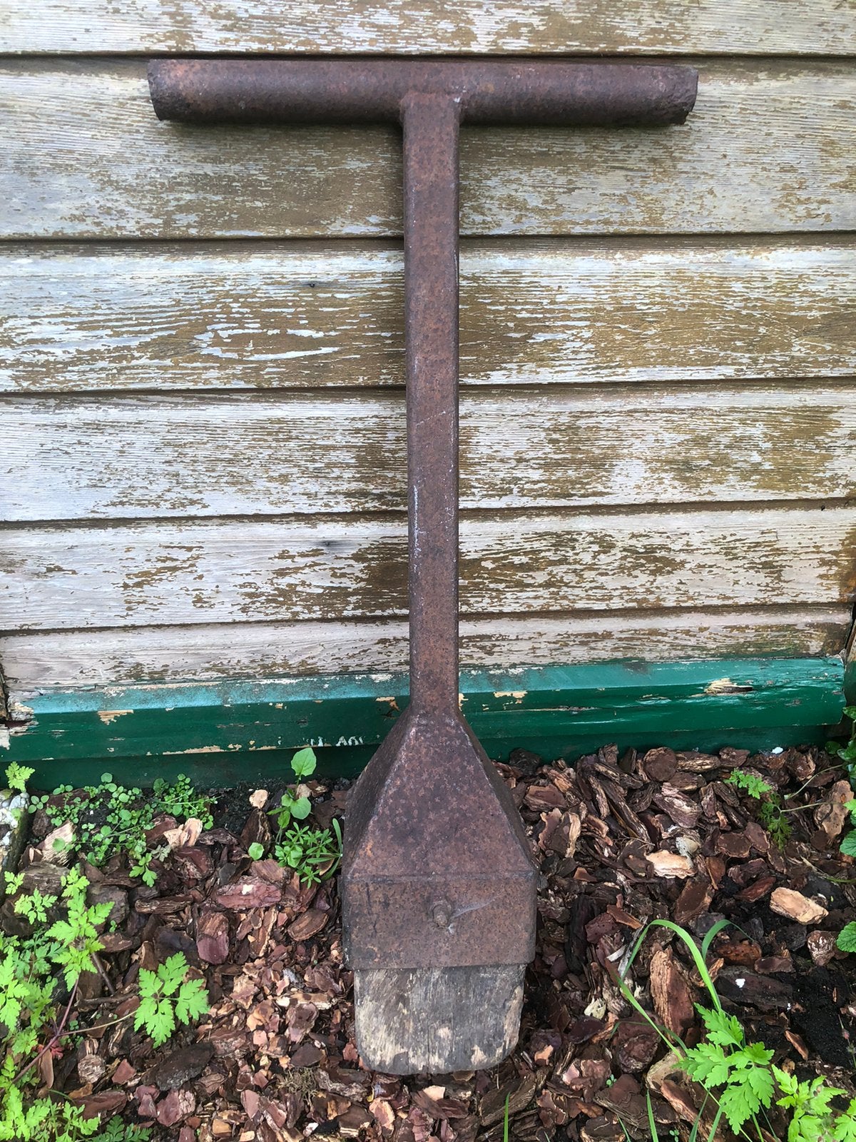 Tuingereedschap Grondstamper, Ophalen