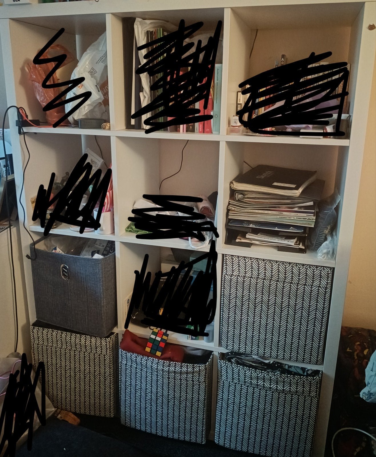 Ikea Kallax 3x4 vakkenkast wit, Huis en Inrichting, Ophalen, Gebruikt, 100 tot 150 cm, 50 tot 100 cm