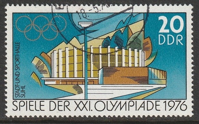 DDR 1976 2128 Olympiade Suhl, Gest, Ophalen of Verzenden, DDR, Gestempeld