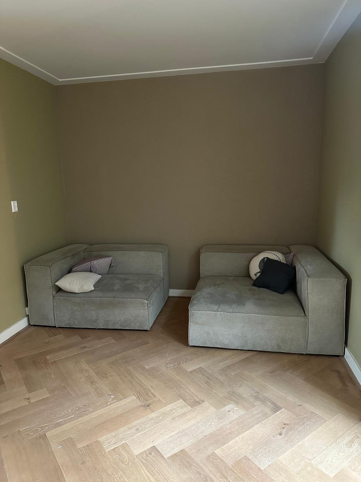 Elementen Bank Igor van Wehkamp (hoek links & chaise rechts), Ophalen, Gebruikt, 150 tot 200 cm, Tweepersoons