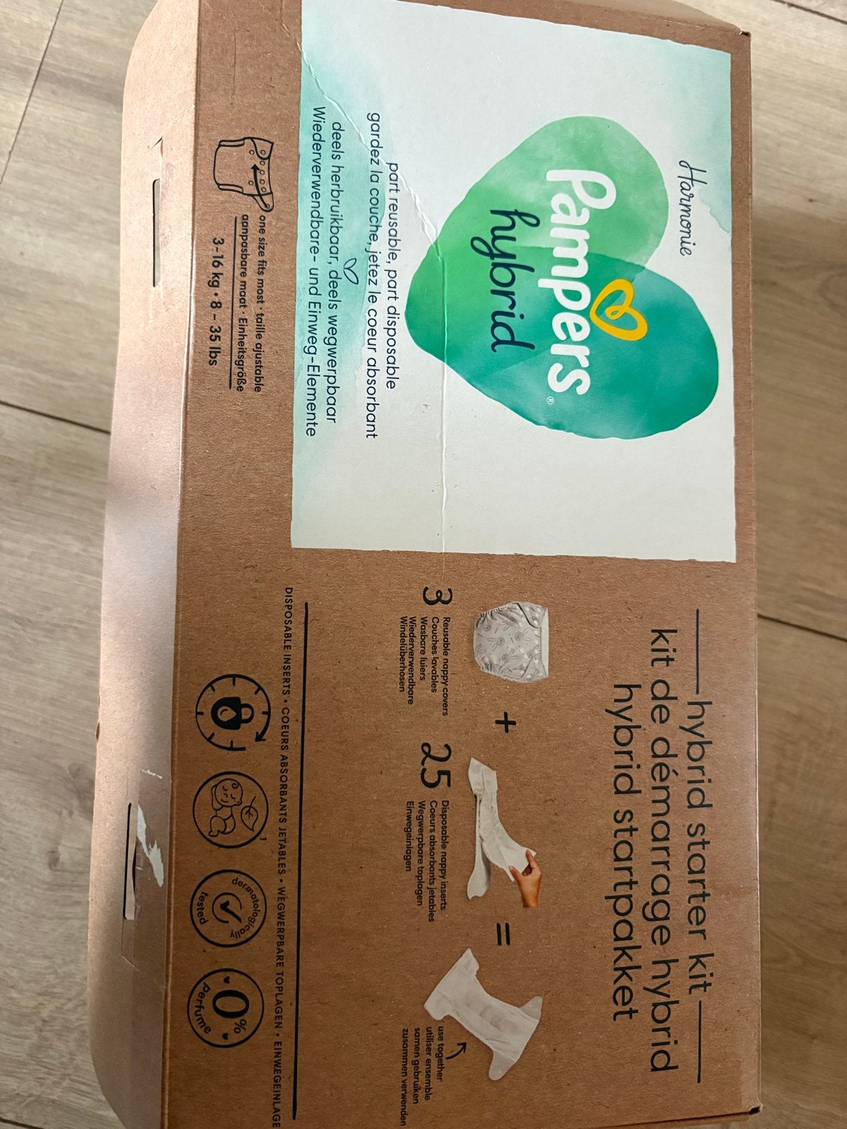 Pampers Harmonie Hybrid Starterspakket - Herbruikbare Luiers, Ophalen of Verzenden, Nieuw
