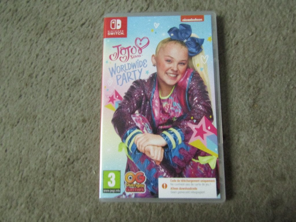 Switch spel: Jojo worldwide party - Downloadcode, Puzzel en Educatief, Gebruikt, 1 speler, Ophalen of Verzenden