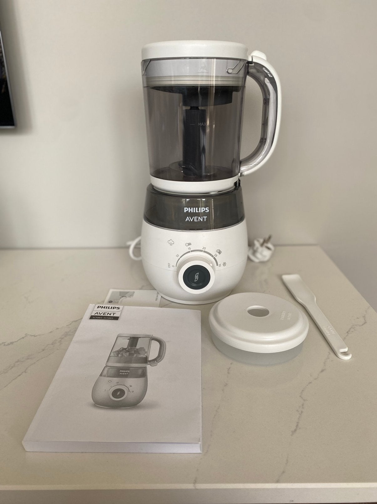Philips Avent babyvoedingmaker 4in1 Stomer & Blender SCF883, Ophalen, Stoomfunctie, Philips Avent, Zo goed als nieuw