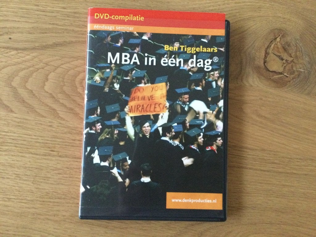 MBA in een dag, compilatie van 17 minuten, Cd's en Dvd's, Dvd's | Documentaire en Educatief, Vanaf 16 jaar, Wetenschap of Techniek
