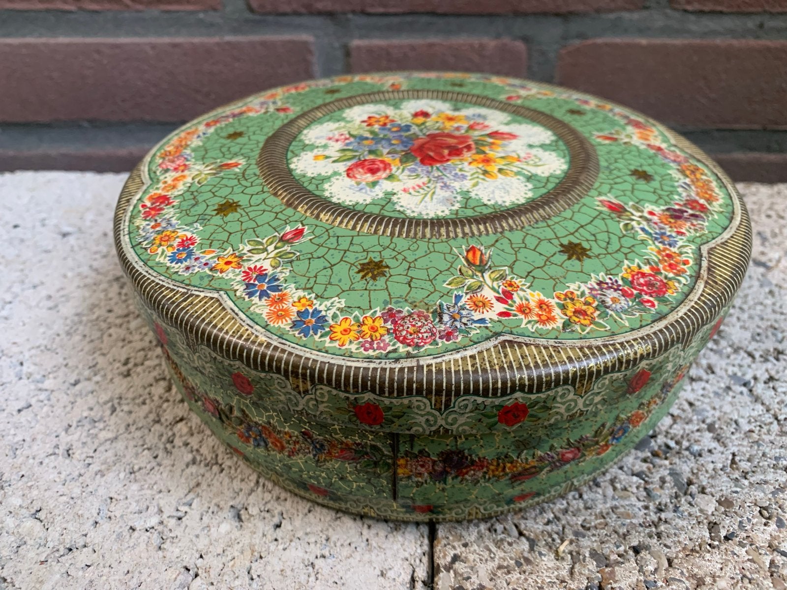 Set van 8 Vintage koektrommels van Verkade, Droste, en meer, Ophalen of Verzenden, Gebruikt, Koek(jes), Verkade