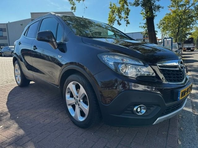 Opel Mokka 1.4 T Cosmo Automaat Airco/ECC,Half Leder,Xenon,S, Auto's, 15 km/l, Gebruikt, Euro 6, Leder en Stof