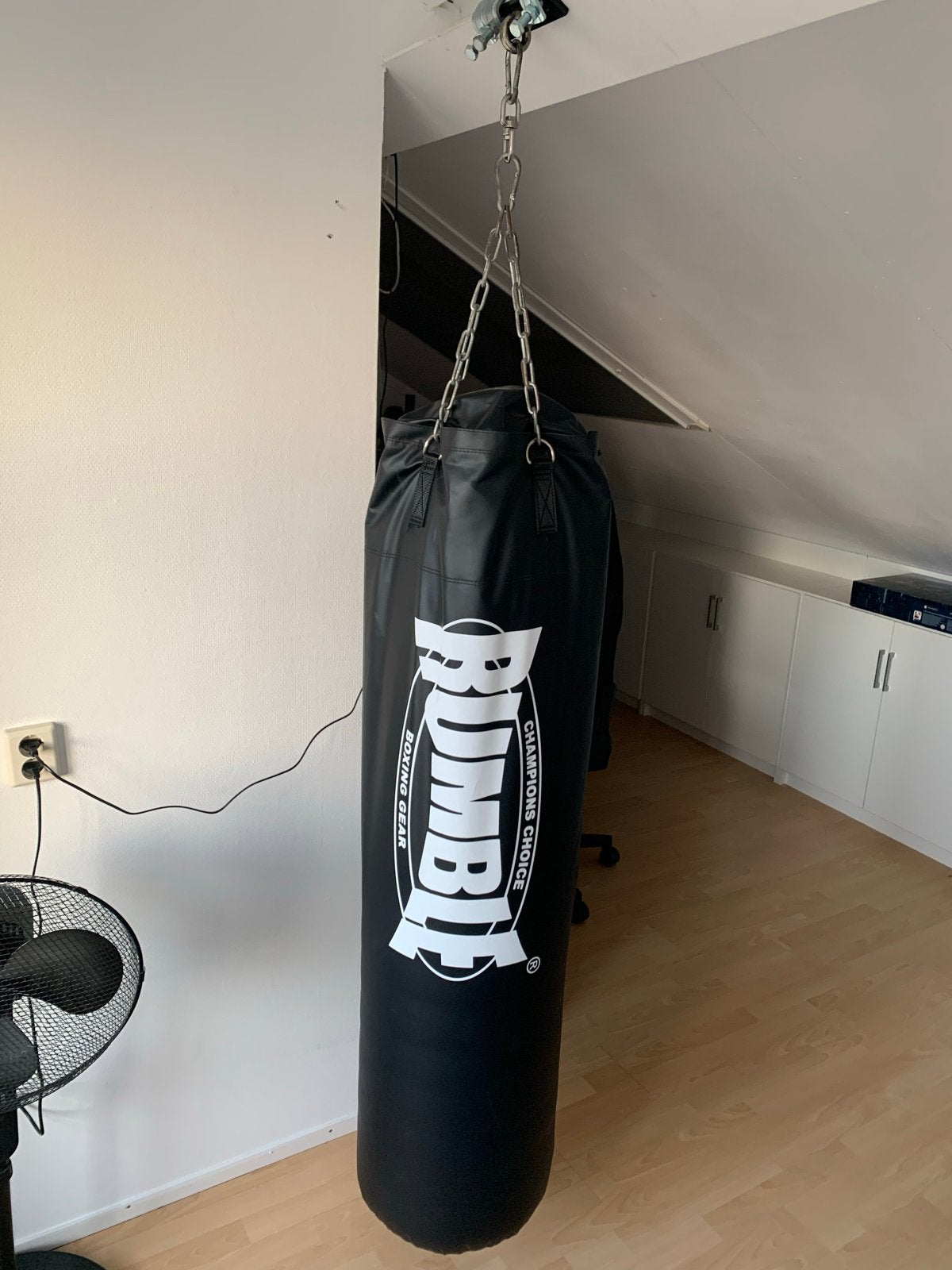 Rumble Water-Air Punchbag Home 150cm met bokshandschoenen, Ophalen, Zo goed als nieuw, Bokszak