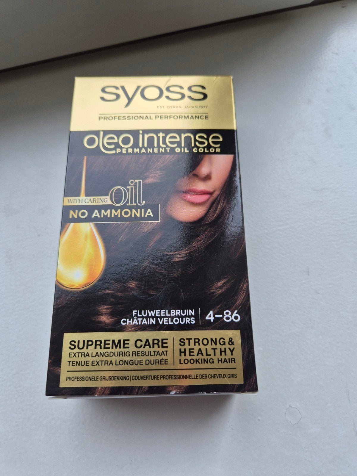 Syoss Oleo Intense Haarverf Fluweelbruin 4-86, Ophalen of Verzenden, Nieuw, Overige typen
