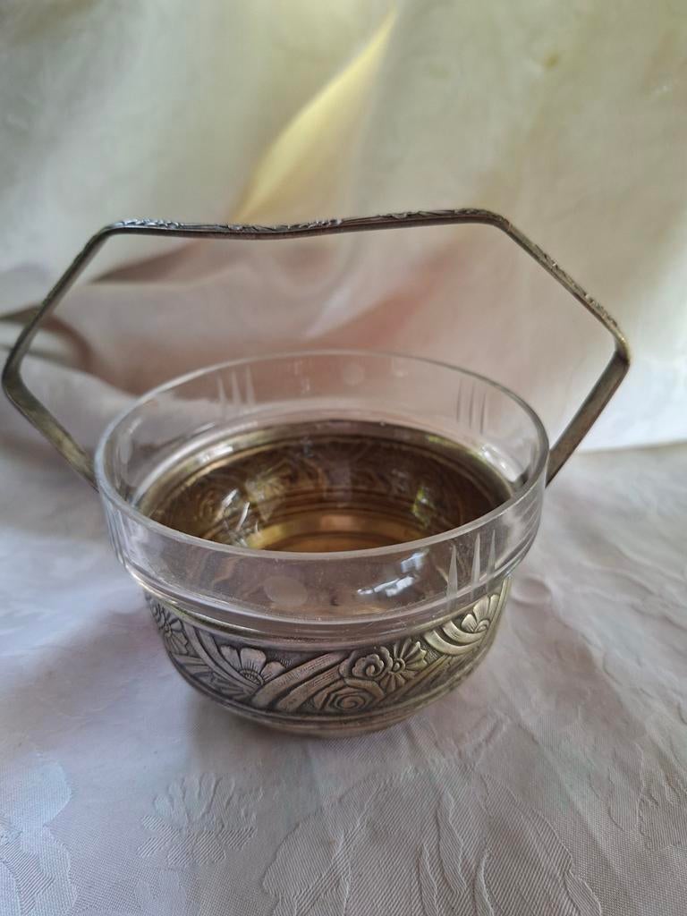 Antiek suikerschaaltje 15 x 13 cm, Antiek en Kunst, Verzenden