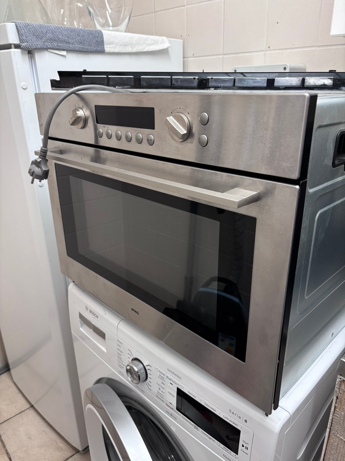 Atag combie magnetron, Ophalen, Zo goed als nieuw