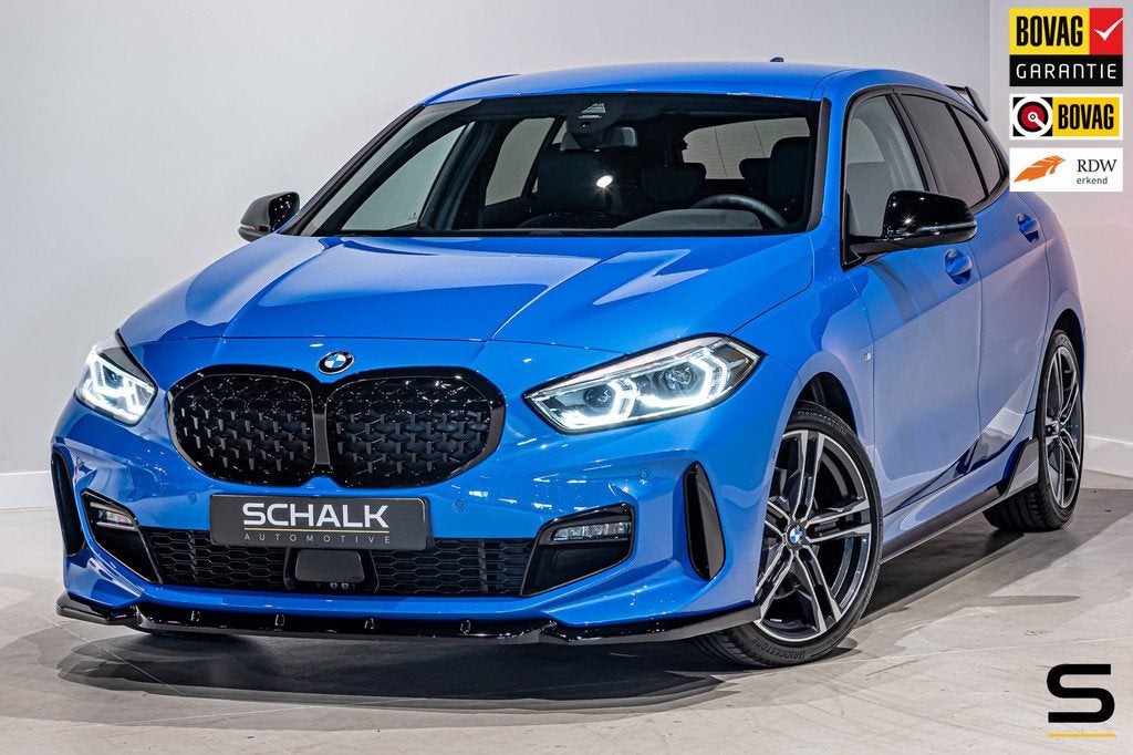 BMW 1-serie 118i|M-sport|Leder|Sportstoelen|Shadow Line|LED, Auto's, BMW, Bedrijf, Te koop, 1-Serie, ABS, Achteruitrijcamera, Airbags