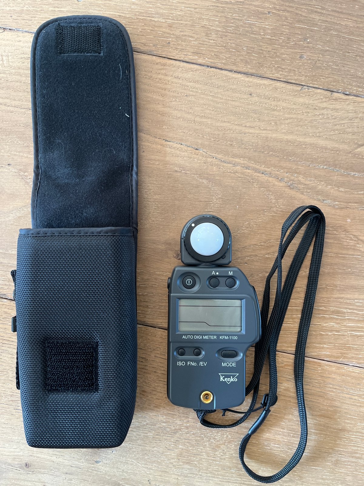 Kenko KFM-1100 Auto Digi Meter Lichtmeter met hoesje, Overige merken, Lichtmeter, Ophalen of Verzenden, Gebruikt