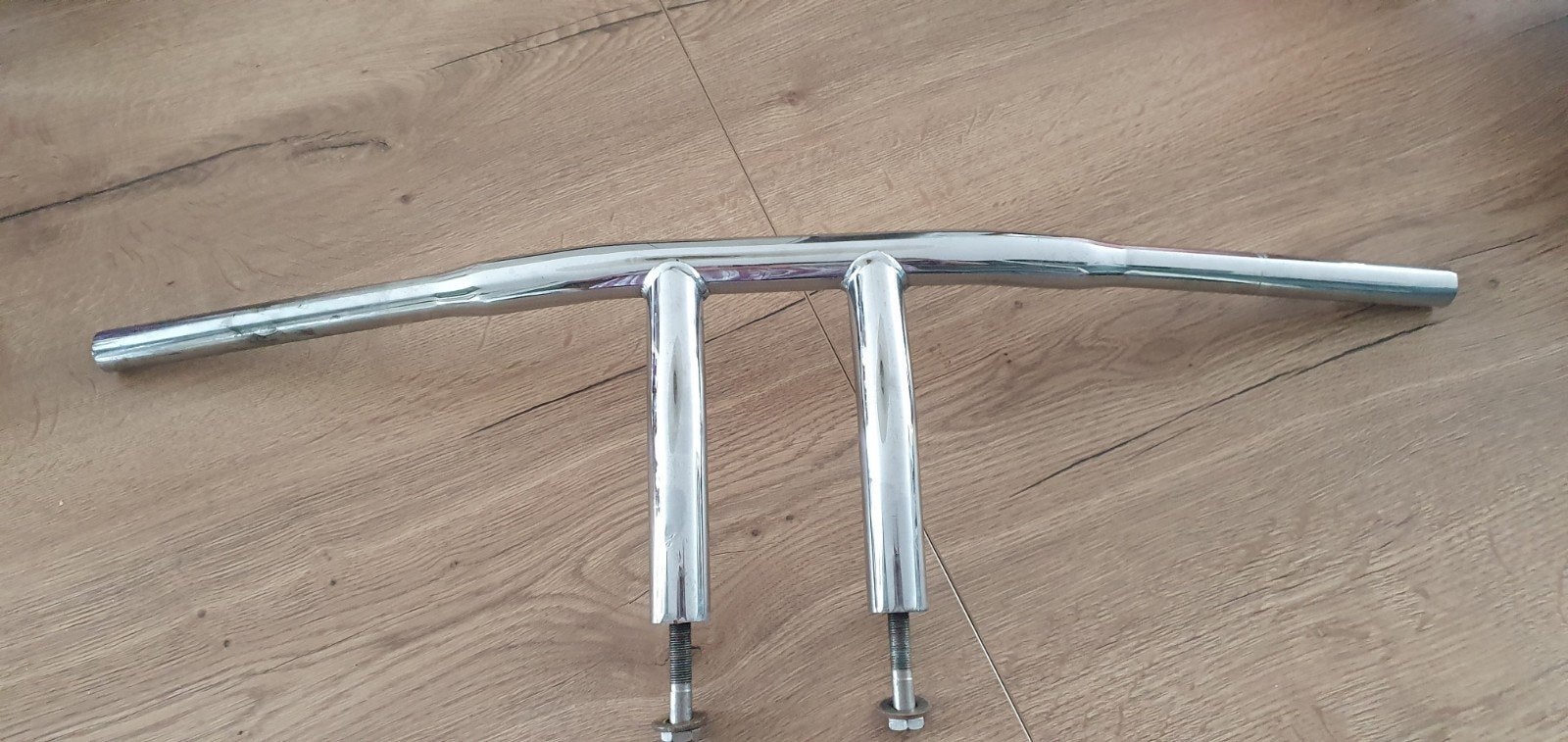 Verchroomd BMX Stuur - Gebruikt, Motoren, Ophalen of Verzenden