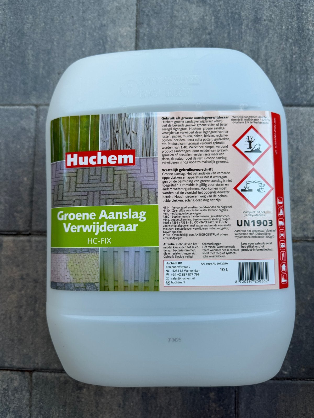Huchem Groene Aanslag Verwijderaar HC-FIX - 10L Nieuw, Ophalen of Verzenden, Nieuw