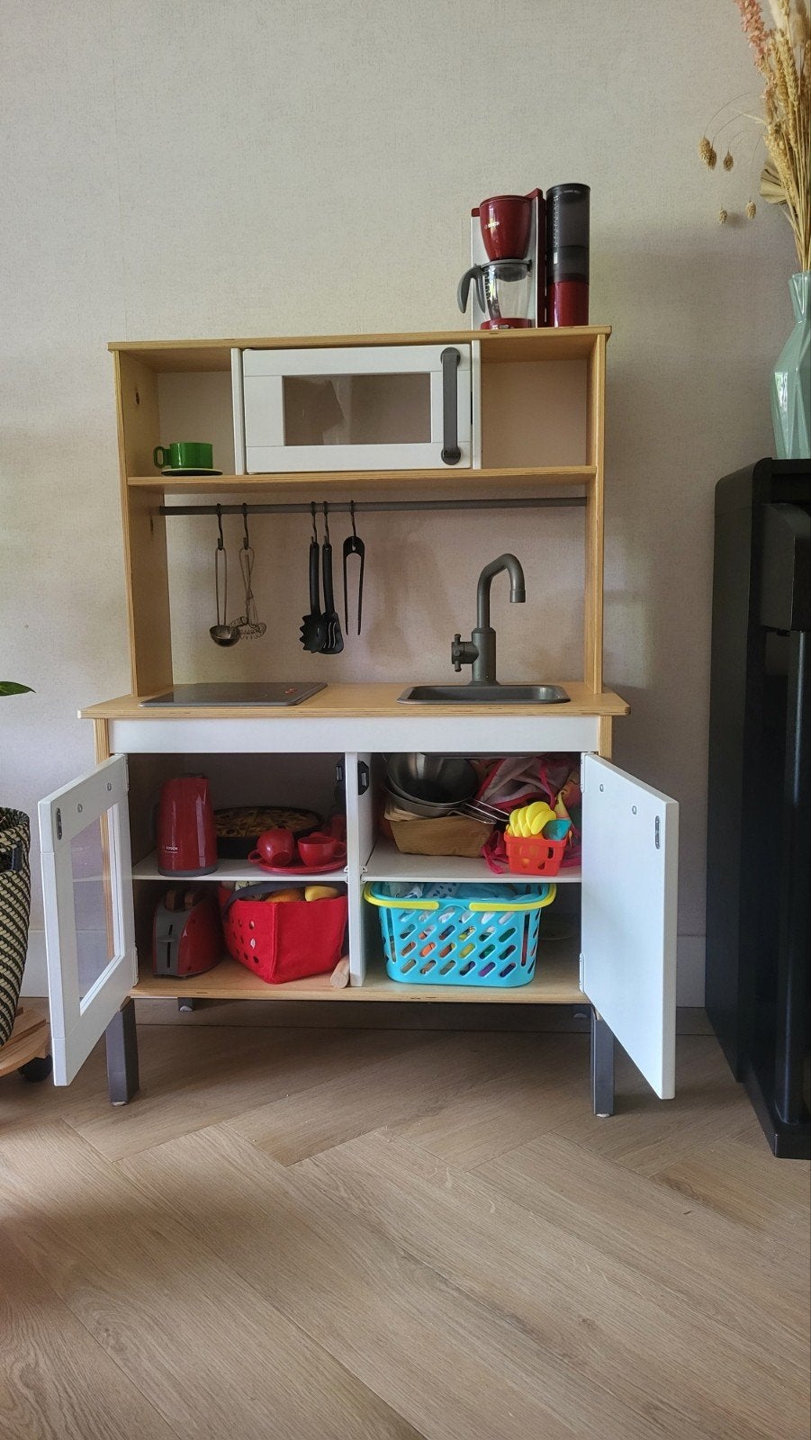 Houten Speelkeuken Ikea met veel accessoires, Ophalen, Zo goed als nieuw