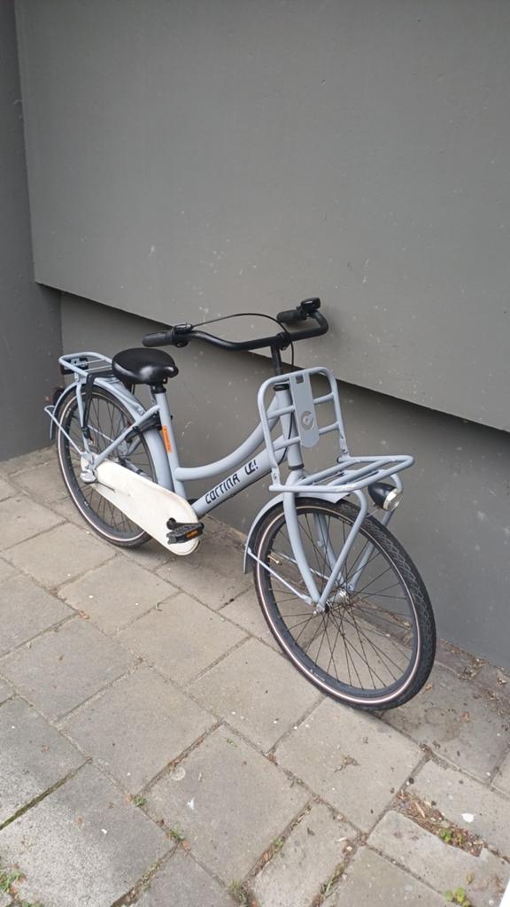 Cortina U4 Transportfiets 24 inch - Mat Grijs, Fietsen en Brommers, Fietsen | Meisjes, Ophalen, Zo goed als nieuw, Overige merken