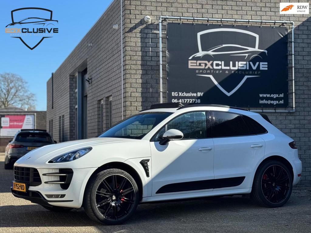 Porsche Macan 3.6 Turbo 400pk/Sportchrono/Pano/Carbon/Alcant, Automaat, Euro 5, Verwarming stoelen achter, Gebruikt