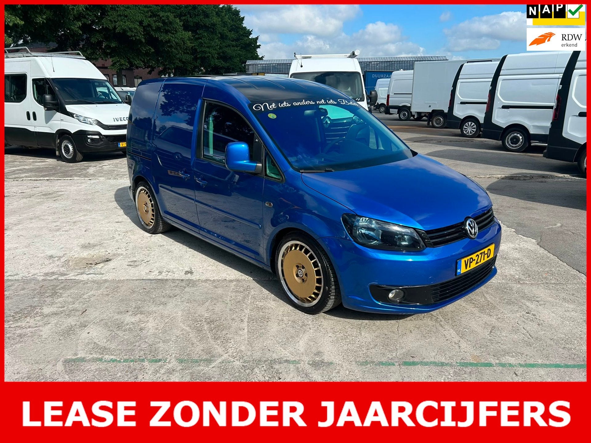 Volkswagen Caddy 1.6 tdi custom made, Auto's, Voorwielaandrijving, Euro 5, Gebruikt, 4 cilinders