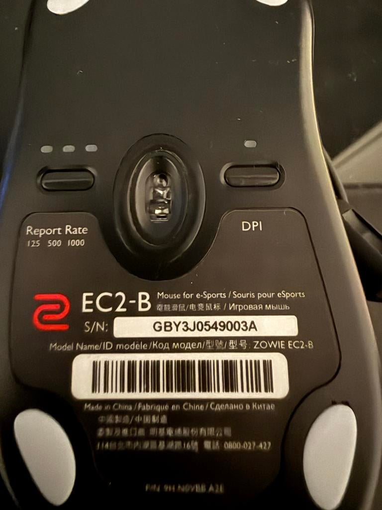 ZOWIE EC2-B Gaming Muis - Bedraad, Ergonomisch, Computers en Software, Muizen, Rechtshandig, Muis, Ergonomisch, Ophalen of Verzenden