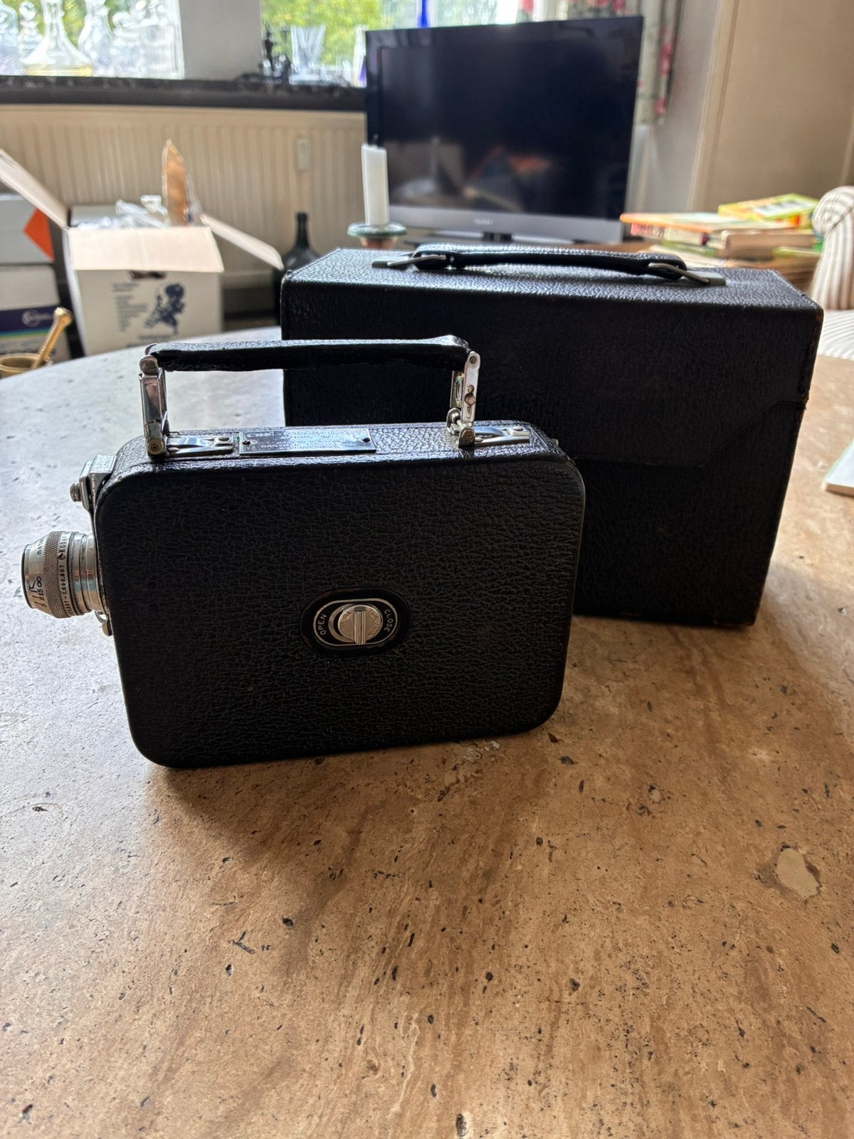 Vintage Cine-Kodak Eight Model 60 (jaren '30) met tas, Ophalen of Verzenden