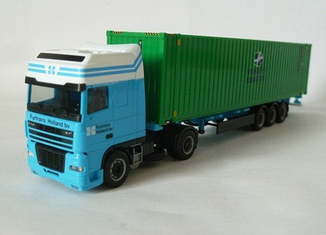 HERPA DAF XF FURTRANS /CONSENT, Hobby en Vrije tijd, Verzenden, Nieuw, Bus of Vrachtwagen, Herpa