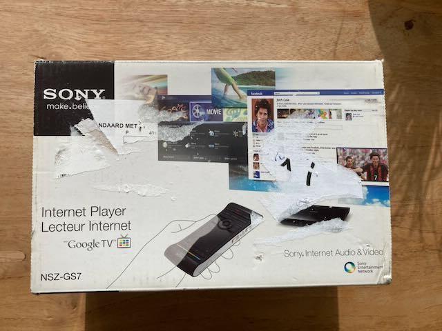 Sony NSZ-GS7 Google TV mediaspeler — compleet in doos, Ophalen of Verzenden, Gebruikt, HDMI